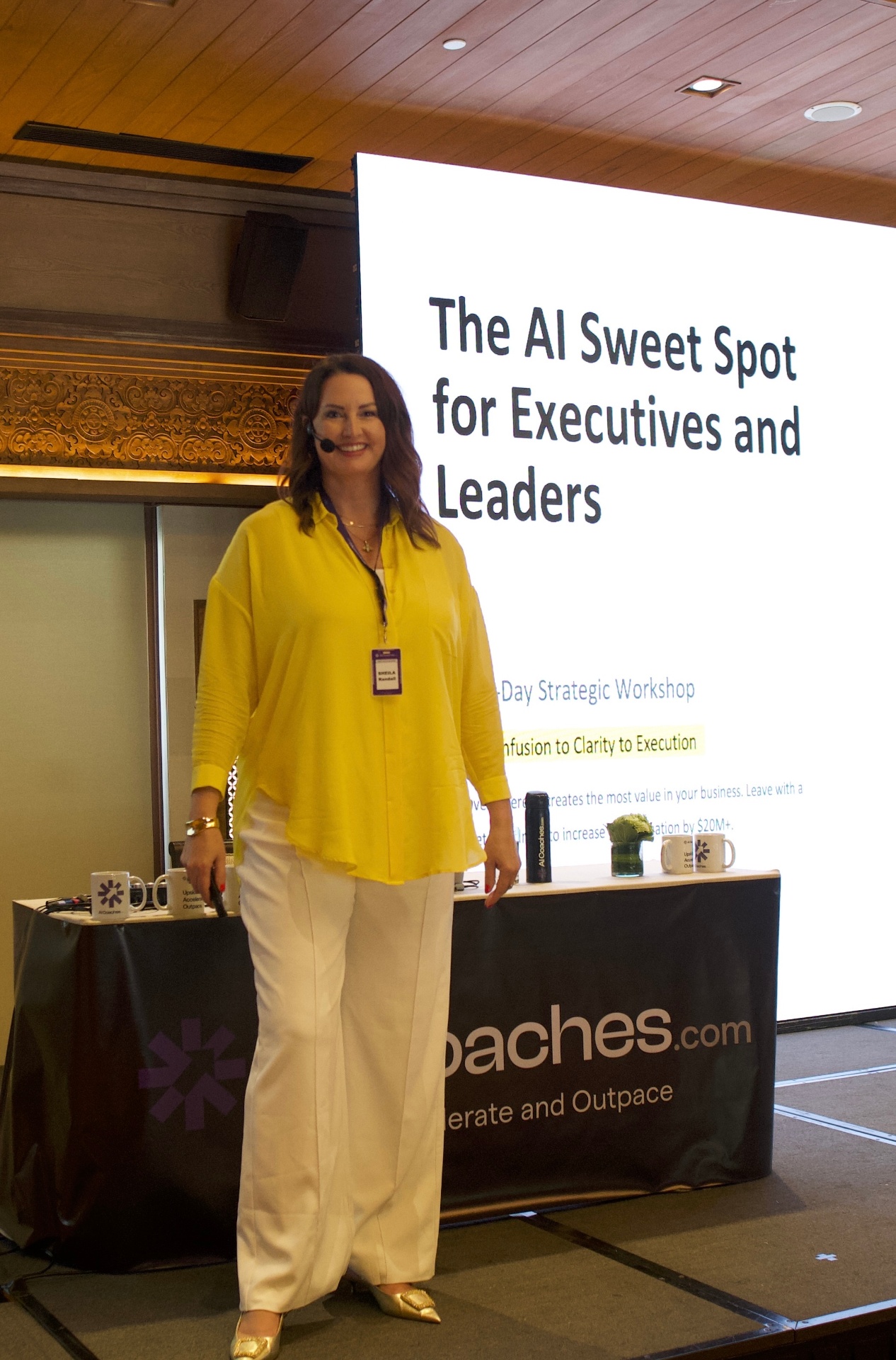 CEO AI Strategy Retreat 2026 speaking engagement